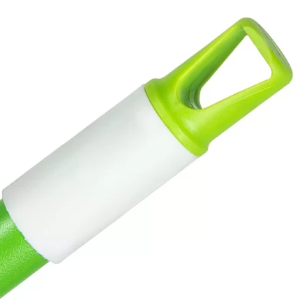 Щетка пластмассовая для чистки ковров, 27 cм, c черенком, 120 см, салатовая щетина, Home Palisad 935515 купить в Новом Уренгое