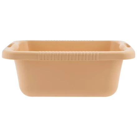 Таз пластмассовый прямоугольный 25 л, бежевый, Home Palisad 929925 купить в Новом Уренгое