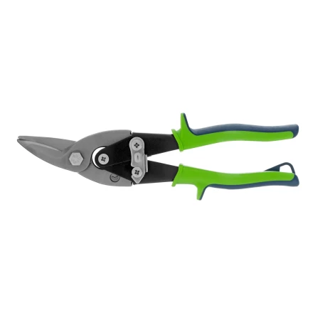 Ножницы по металлу, Сибртех 250 мм, левый рез, сталь С55, двухкомпонентные рукоятки, 78338 купить в Новом Уренгое