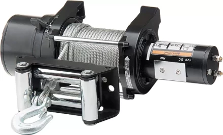 Лебедка автомобильная электрическая 4.5 т 12 В  DENZEL 520505 купить в Новом Уренгое