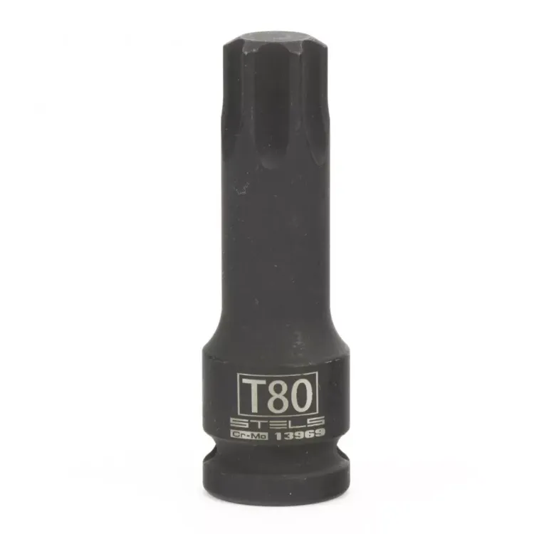 Головка ударная TORX 80 1/2"  Stels 13969 купить в Новом Уренгое