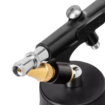 Аэрограф с нижним бачком Denzel AB2, 0,8 мм, 22 мл, 11 л/мин 57311 купить в Новом Уренгое