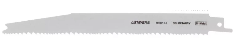 Полотно STAYER "PROFI" S345XF к саб эл.ножов Bi-Met,дер с гвозд,лист мет,Al проф 3-18мм,пласт,стеклопл,200/2,1-4,3мм 159451-4.3 купить в Новом Уренгое
