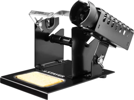 Подставка для паяльников STAYER &quot;MASTER&quot;, штампованная, с держателем для катушек с припоем 55321 купить в Новом Уренгое