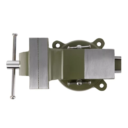 Тиски слесарные Сибртех 18618, 100 мм, стальные, поворотные купить в Новом Уренгое