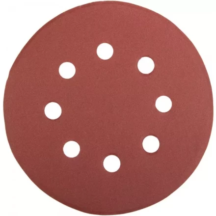 Круг шлифовальный универсальный STAYER &quot;MASTER&quot; из абразивной бумаги на велкро основе, 8 отверстий, Р320, 125мм, 5шт 35452-125-320 купить в Новом Уренгое