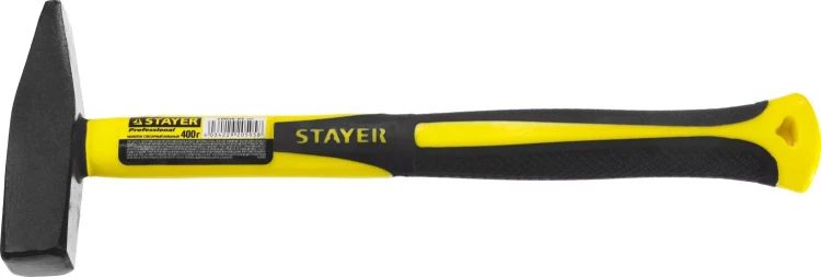 Молоток слесарный Fiberglass 400 г с фиберглассовой рукояткой, STAYER Professional 20050-04 20050-04_z01 купить в Новом Уренгое