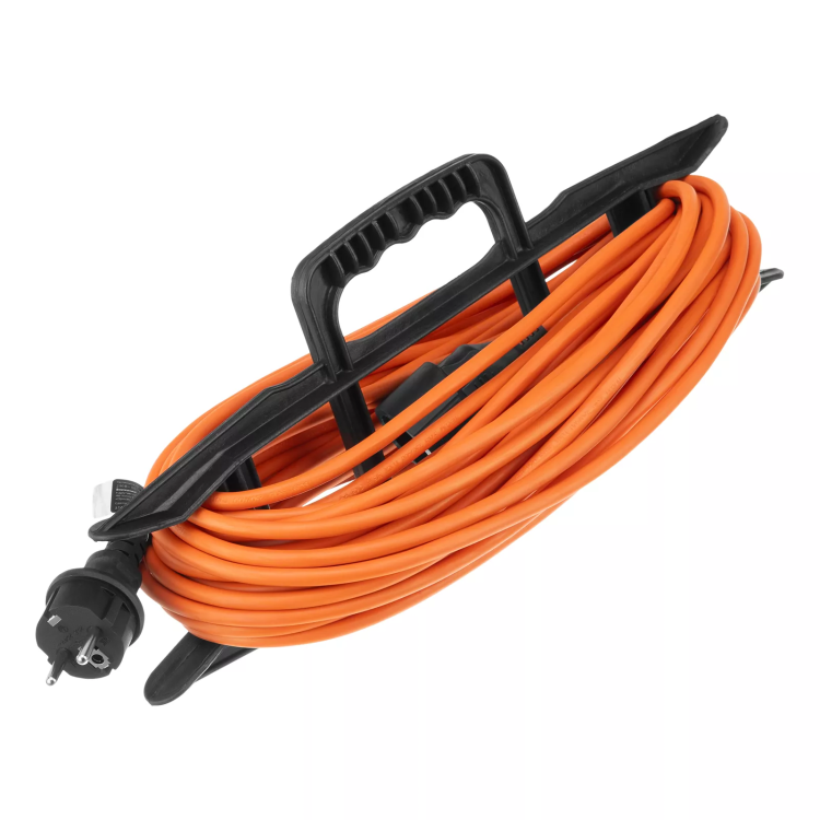 Удлинитель-шнур силовой Denzel 37406 Garden Series, ПВС, 20м, 1 розетка 3 x 1 мм, 3 м купить в Новом Уренгое