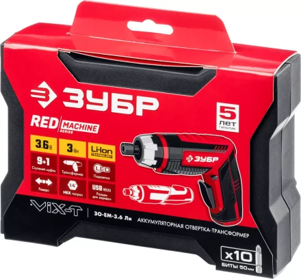 Отвертка-трансформер ViX-T ЗО-ЕМ-3.6 Ли серия МАСТЕР купить в Новом Уренгое