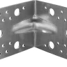 ЗУБР УКУ-2.5, 90 x 130 x 130 x 2.5 мм, цинк, усиленный крепежный уголок (31011-130) купить в Новом Уренгое