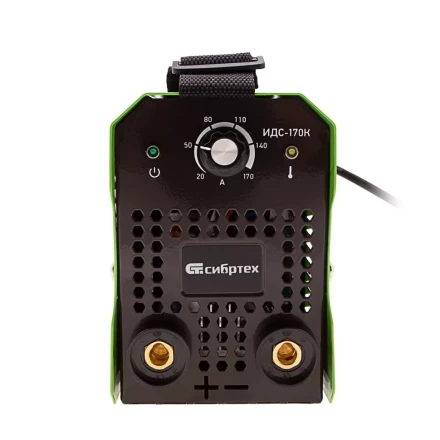 Инверторный аппарат дуговой сварки ИДС-170K, 170 А, ПВ 80%, диаметр электрода 1,6-3,2 мм Сибртех 94393 купить в Новом Уренгое