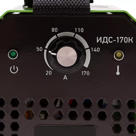 Инверторный аппарат дуговой сварки ИДС-170K, 170 А, ПВ 80%, диаметр электрода 1,6-3,2 мм Сибртех 94393 купить в Новом Уренгое