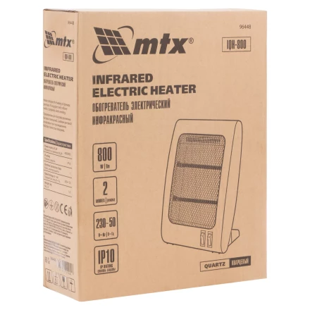 Инфракрасный обогреватель MTX 96448, IQH-800, 230В, 800 Вт купить в Новом Уренгое