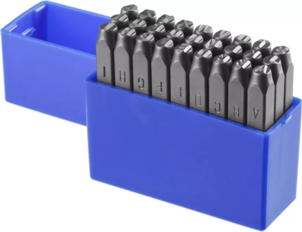 Клейма ЗУБР буквенные латинские, шрифт 5мм 21505-05_z01 купить в Новом Уренгое