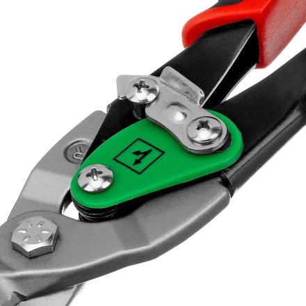 Ножницы по металлу Matrix, 250 мм, правый рез, сталь CRMO, двухкомпонентные рукоятки, PRO 78324 купить в Новом Уренгое