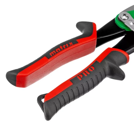 Ножницы по металлу Matrix, 250 мм, правый рез, сталь CRMO, двухкомпонентные рукоятки, PRO 78324 купить в Новом Уренгое