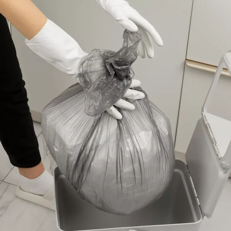 Пакеты для мусора 30 л x 50 шт. серые, Home Palisad 927075 купить в Новом Уренгое