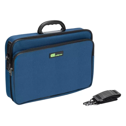 Кейс монтера Сибртех 90237, 470х340х110 мм, 25 карманов, наплечный ремень купить в Новом Уренгое