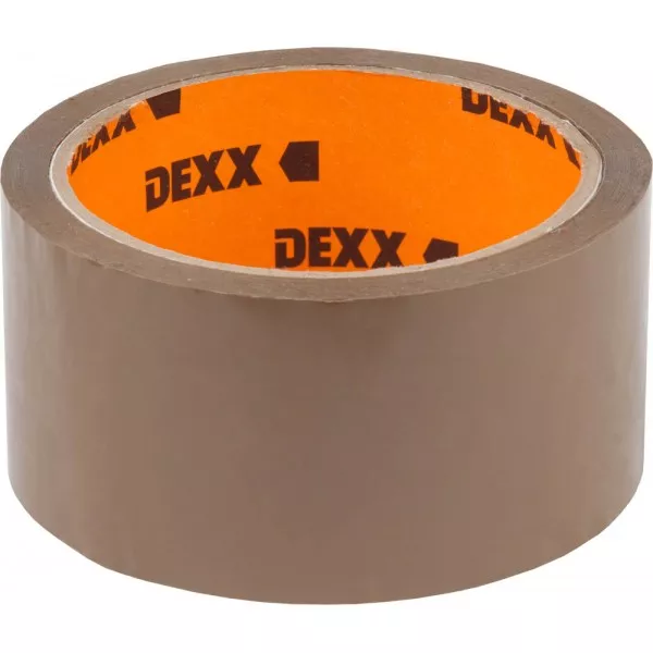 Клейкая лента, DEXX 12057-50-50, упаковочная, коричневая, 40мкм, 48мм х 50м 12057-50-50_z01 купить в Новом Уренгое