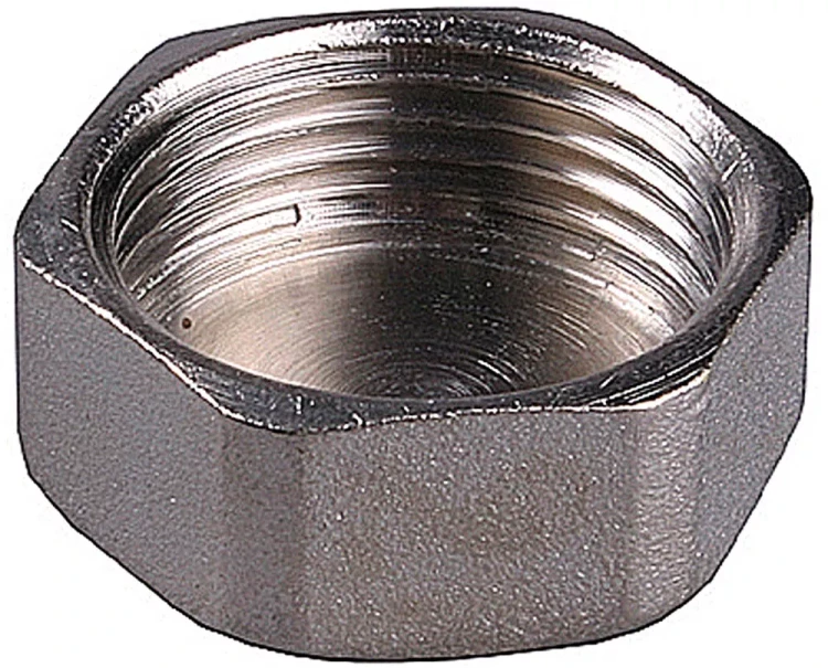 Заглушка GENERAL FITTINGS никелированная латунь, 6-ти гранная головка, внутренняя резьба, 1" 51097-1 купить в Новом Уренгое