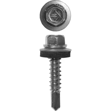 Саморезы ЗУБР &quot;ПРОФЕССИОНАЛ&quot; оцинков., для крепл. кров. матер. к металл. констр., 5.5x75мм, 800шт 4-300310-55-075 купить в Новом Уренгое