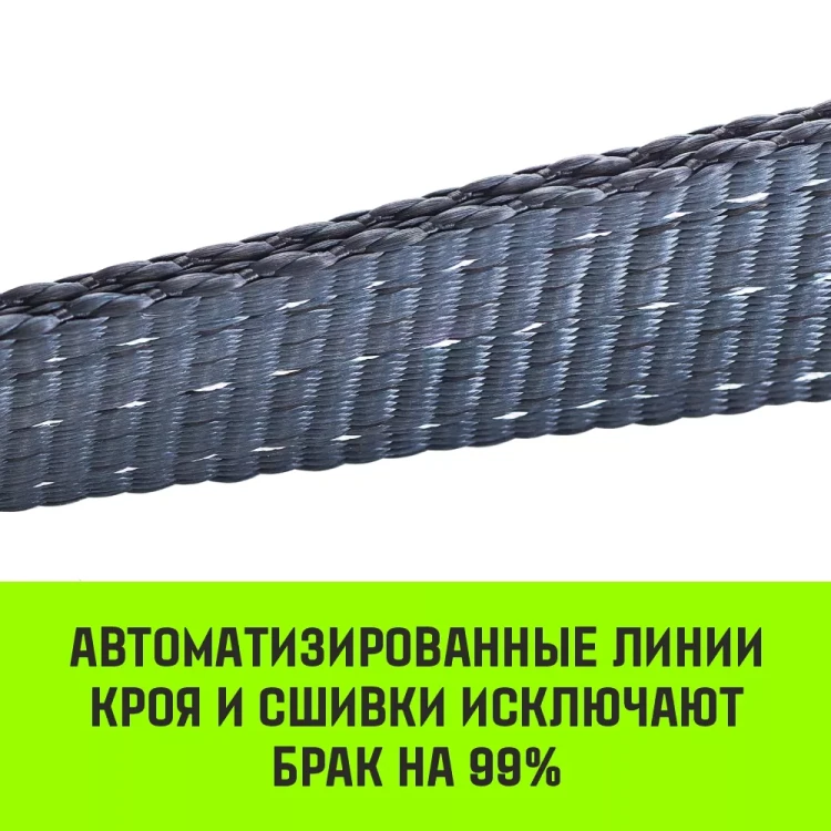 Трос буксировочный динамический HITCH PROF Лента масса авто 33т разрывная 10т 6м петля-петля (SZ071510) купить в Новом Уренгое