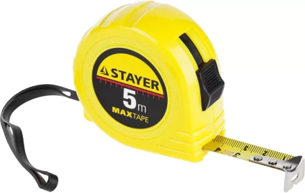 Рулетка STAYER &quot;МASTER&quot; &quot;MaxTape&quot;, пластиковый корпус, 5м/19мм 34014-05-19 купить в Новом Уренгое