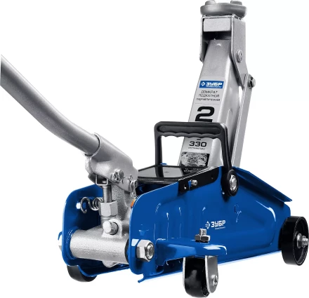 Домкрат гидравлический подкатной T30, 2т, 135-330мм, в кейсе, ЗУБР Профессионал 43053-2-K купить в Новом Уренгое