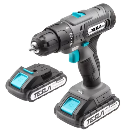 Аккумуляторная дрель TESLA TCD142DC с скейсом купить в Новом Уренгое