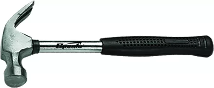 Молоток-гвоздодер 450 г боек 27 мм металлическая трубчатая обрезиненная рукоятка SPARTA 104405 купить в Новом Уренгое