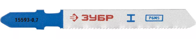 Полотна ЗУБР "ЭКСПЕРТ", T118G, для эл/лобзика, HSS, по металлу, EU-хвостовик, шаг 0,7мм, 50мм, 2шт 15593-0.7_z01 купить в Новом Уренгое