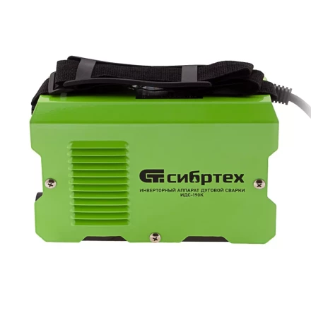 Инверторный аппарат дуговой сварки ИДС-190K, 190 А, ПВ 80%, диаметр электрода 1,6-4 мм Сибртех 94394 купить в Новом Уренгое
