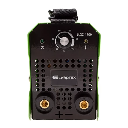 Инверторный аппарат дуговой сварки ИДС-190K, 190 А, ПВ 80%, диаметр электрода 1,6-4 мм Сибртех 94394 купить в Новом Уренгое