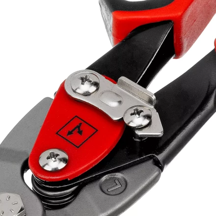 Ножницы по металлу Matrix, 250 мм, левый рез, сталь CRMO, двухкомпонентные рукоятки, PRO 78326 купить в Новом Уренгое