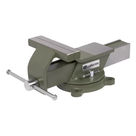 Тиски слесарные Сибртех 18620, 150 мм, стальные, поворотные купить в Новом Уренгое