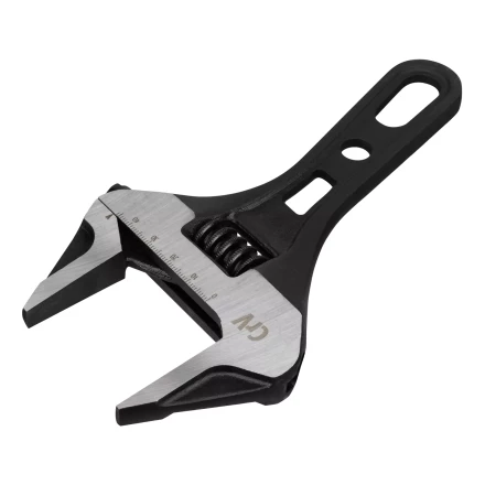 Ключ разводной 185 мм Denzel 15754, CrV, кованый, укороченная рукоятка купить в Новом Уренгое