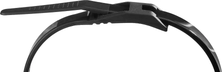 Кабельные стяжки черные КОБРА, с плоским замком, 3.6 х 370 мм, 50 шт, нейлоновые, ЗУБР 30935-36-370 купить в Новом Уренгое