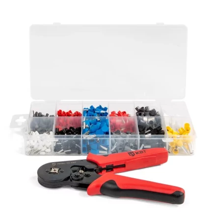 Набор втулочных наконечников с пресс-клещами НШВИ К-775-1 (КВТ) купить в Новом Уренгое