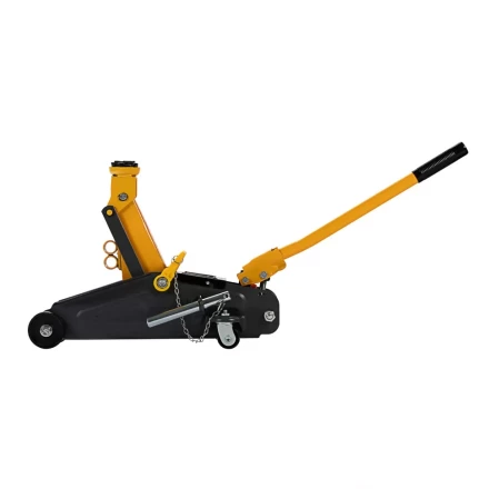 Домкрат гидравлический подкатной с фиксатором, 2 т, 130-330 мм Denzel 51153 купить в Новом Уренгое