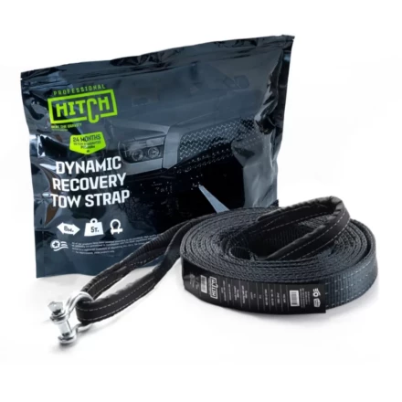 Трос буксировочный динамический HITCH PROF Лента масса авто 33 т разрывная 10 т 6 м 2 скобы (SZ071511) купить в Новом Уренгое