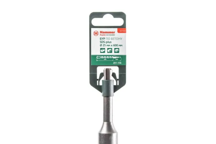 Бур HAMMER Ф25х600мм SDS Plus (201-158) купить в Новом Уренгое