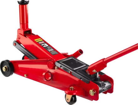 Домкрат гидравлический подкатной &quot;RED FORCE&quot;, для внедорожников, 3т, 155-545мм, STAYER 43157-3 43157-3 купить в Новом Уренгое