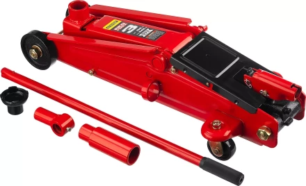 Домкрат гидравлический подкатной &quot;RED FORCE&quot;, для внедорожников, 3т, 155-545мм, STAYER 43157-3 43157-3 купить в Новом Уренгое