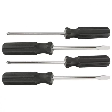 Набор отверток 4шт(SL5x100,6x100 PH1x100,2x100) углеродистая сталь пластиковая  рукоятка  SPARTA 13220 купить в Новом Уренгое