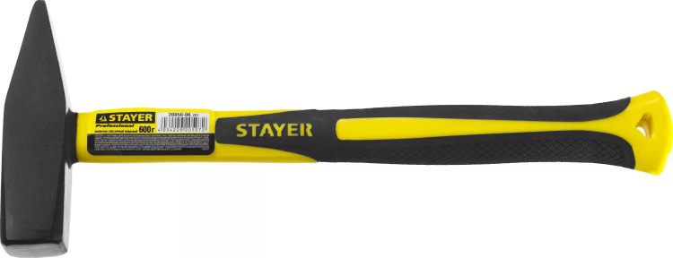 Молоток слесарный Fiberglass 600 г с фиберглассовой рукояткой, STAYER Professional 20050-06 20050-06_z01 купить в Новом Уренгое