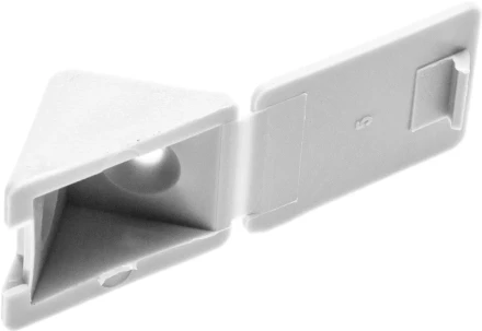 Уголок мебельный ЗУБР с шурупом, цвет белый, 4,0x15мм, ТФ6, 4шт 4-308256-3 купить в Новом Уренгое