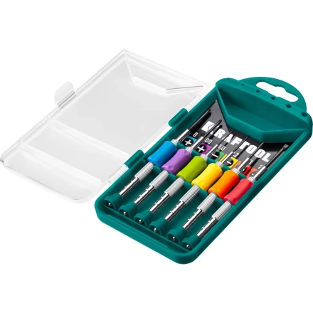 Набор Precision-6: часовые отвертки для особо точных работ, металлическая рукоятка с противоскользящей накладкой, жало из специальной стали SNCM8660. 25679 купить в Новом Уренгое