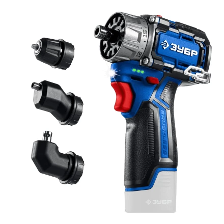 ЗУБР КОМБИ #1, 12 В, 45 Н·м, без АКБ (тип Т7), модульная дрель-шуруповерт, BRUSHLESS, Профессионал (DB-125) купить в Новом Уренгое