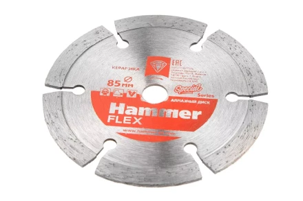 Круг алмазный HAMMER 206-236  Ф10х85мм сегментый по кирпичу купить в Новом Уренгое