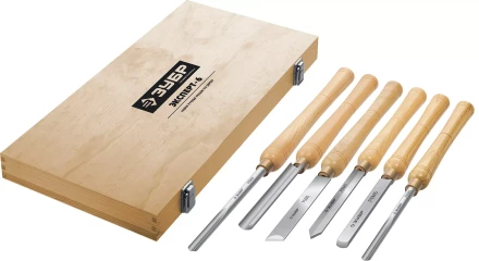 ЗУБР Эксперт-6, 6 предм., набор ручных резцов по дереву, Профессионал (18370) купить в Новом Уренгое